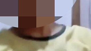 I recorded the cellphone screen during a video call with a hot widow part1