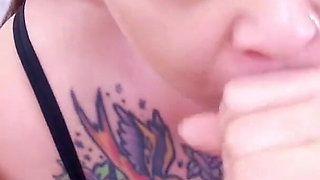 Brunette asian teen Eden Alexander POV blowjob deepthroat cum swallow