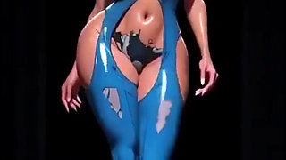 Sexy Big Booty Catwalking Thick Ass Model