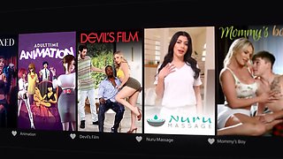 Girlsway - auto supermarket owners Tommy King & Octavia Red smoke off steam with sweaty strap-on porno