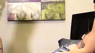 Femdom stepmom and aunt handjob