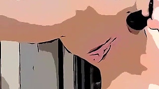 Double Penetration with a Big Dildo