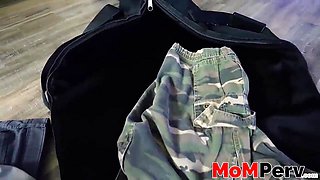 Sensual COUGAR gets so insane when she watches her sonny