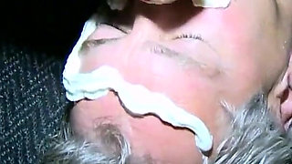 Hot mouth of busty nurse!