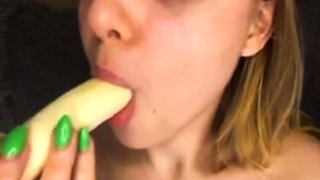Extreme Blowjob with Big Dildo
