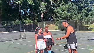Pickleball Dinking Threesome
