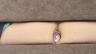 Flashing My Plug at You While Sitting on a Park Bench