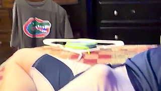 Zoey Portlands Step Brother Has See Thru Shorts on