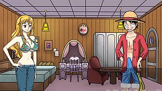 Teen gets a wild hentai experience in English with Loveskysan69real