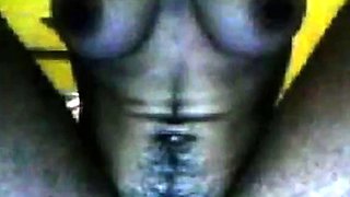 Hairy Brazilian Tomboy on Webcam for Lesbian Fans