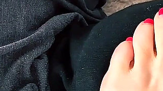 Bare Feet on Slave’s Face - Foot Sniffing Domination