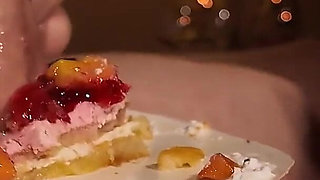 MILF Serves 10 Cumshots on Birthday Cake… Then Eats Every Slice