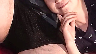 Family Movie Viewing, Cum in Stepmom's Mouth