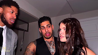 Multiple Squirting Orgasms & Real DP!!! Rossa Vax Troized Gangbanged by 3 BBC Creampie Finale