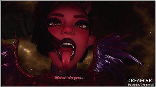 Giant Succubus Queen Femdom Pov ( Giantess , Miniguy, Vore, Role Reversal, Macro Fetish, Monster Girl Animation)