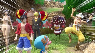 Cartoon long, nami one piece, game