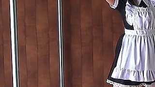 A Restrained Maid Writhing in Pleasure From a Remote-controlled Vibrator