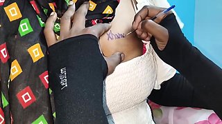 Indian Aunty Tattoo Customer,i Had Sex With Her Unexpectedly While Getting A Tattoo.romance Desi , Hindi And Telugu
