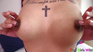 Wild Skinny Thai Jumps All Over My Fat Dick After An Awesome Deepthroat