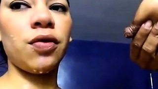 Pregnant BBW Lesbians Lactating on Webcam