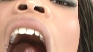 Ebony Teen Baddie Multi Cock Blowbang