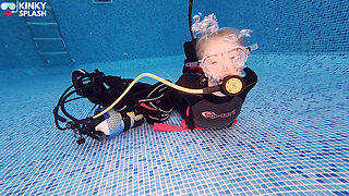 Hogtied & Breathless: Underwater Scuba Tease