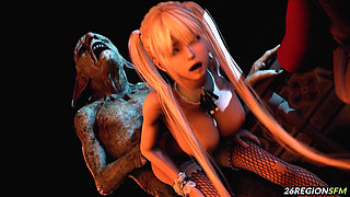 Marie And Honoka In A Foursome