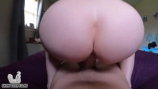 Smoking Hot Stepmom Jane Cane Gives POV Blowjob & Doggy Creampie - Big Tits MILF