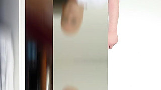 White Caftan, Tights and Sexy High Heels