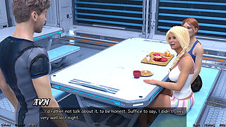 Stranded in Space - Public Handjob