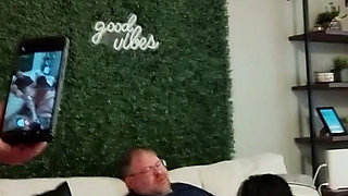 Cuckquean Selfie - Wife Watches and Films Herself Being Cucked by Younger 4'10" Thick Latina