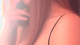 Artemisia Love Sexy Smoking Fetish Session with Her Big Tits Out