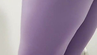 Pissing My Self in Purple Leggings