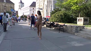 Tight Euro amateur outdoor public anal