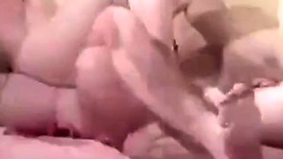 Amateur Gay Threesome Action