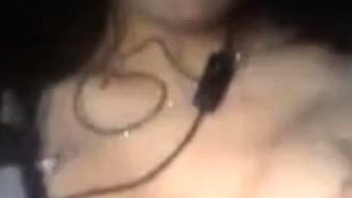 Skinny Asian Girl on a Video Call