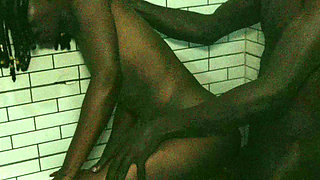 BBC Girl likes it in the toilet