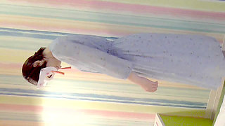 Mayu No59 Swimsuit Fitting, Anal Licking, White-eyed Orgasm, Semen Eating, Nipple Piercing, Squirting, Convulsive Orgasm