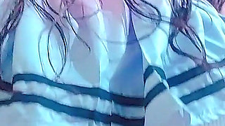 I Lifted My Pleated Skirt to Rub Myself Against Him and Squeeze All the Milk Out of Him