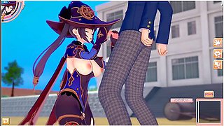 Erotic encounter with a spellbinding anime enchantress