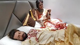 Desi Couple’s First Night – Anal, Doggy & 69 Sex – Hindi Audio