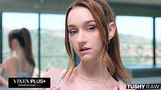 TUSHYRAW Flawless Hottie Melanie Marie Gapes Her Perfect Ass Again And Again: Porn