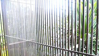 Sexy Brunette Girl Enjoys Intense Solo Masturbation In