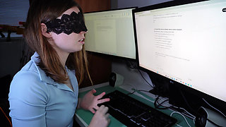 Polly Secretary Punished for a Mistake at Work