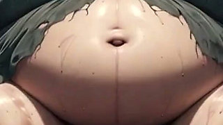 Pregnant BBW Slave in Rope Bondage - Desperate for Creampie Gangbang