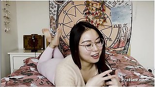 Cute Chinese Girl Was Super Happy To Make A Masturbation Video For Us