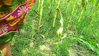 Outdoor my Hot Young Bhabhi and me