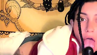 Greek pregnant alt girl does anal fisting