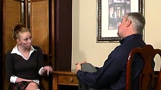 Teen self spanking punishing herself