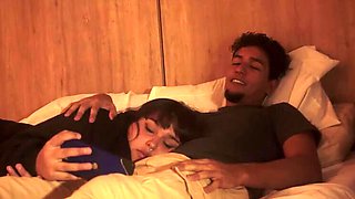 Step Sister Blowjob Almost Caught! Hardcore Spanish Amateur with Brunette Chubby Stepsis